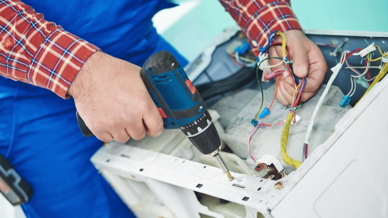 Seferihisar Fagor Fagor çamaşır makinesi kart tamiri – Su almama arızası orijinal parça ile giderildi. - Teknik servis örneği